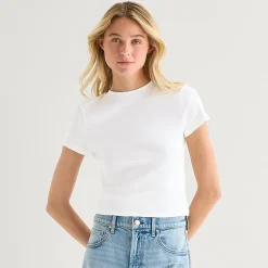 a.n.a Perfect Tee Womens Tall Crew Neck Short Sleeve T-Shirt