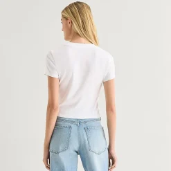 a.n.a Perfect Tee Womens Tall Crew Neck Short Sleeve T-Shirt