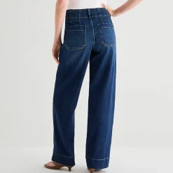 a.n.a Soft Drape Womens Highest Rise Patch Pocket Jean