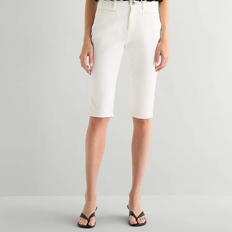 a.n.a Welt Pocket Womens High Rise Split Hem Cropped Jean