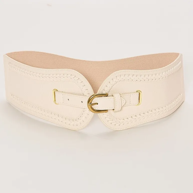 a.n.a Whipstitch Edge Stretch Belt Womens Belt