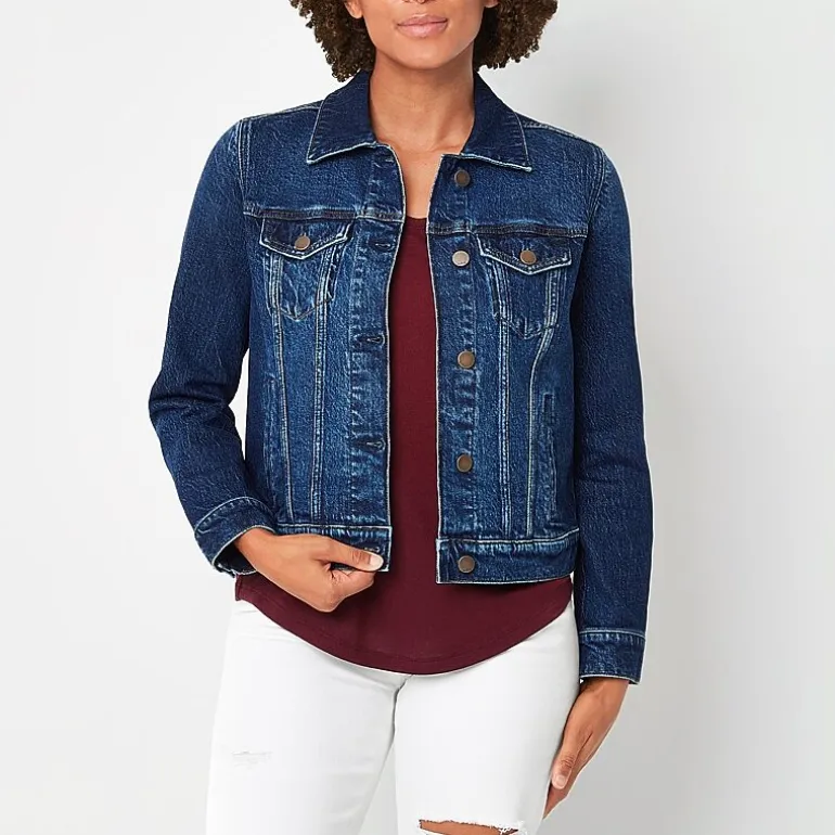a.n.a Womens Denim Midweight Jacket