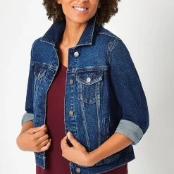 a.n.a Womens Denim Midweight Jacket