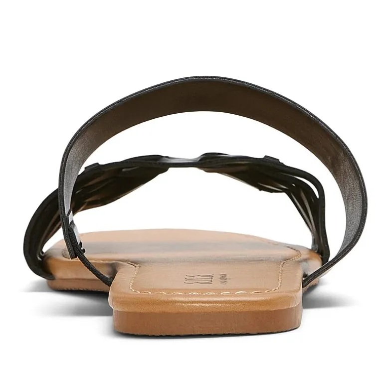 a.n.a Womens Dual Band Slide Sandals