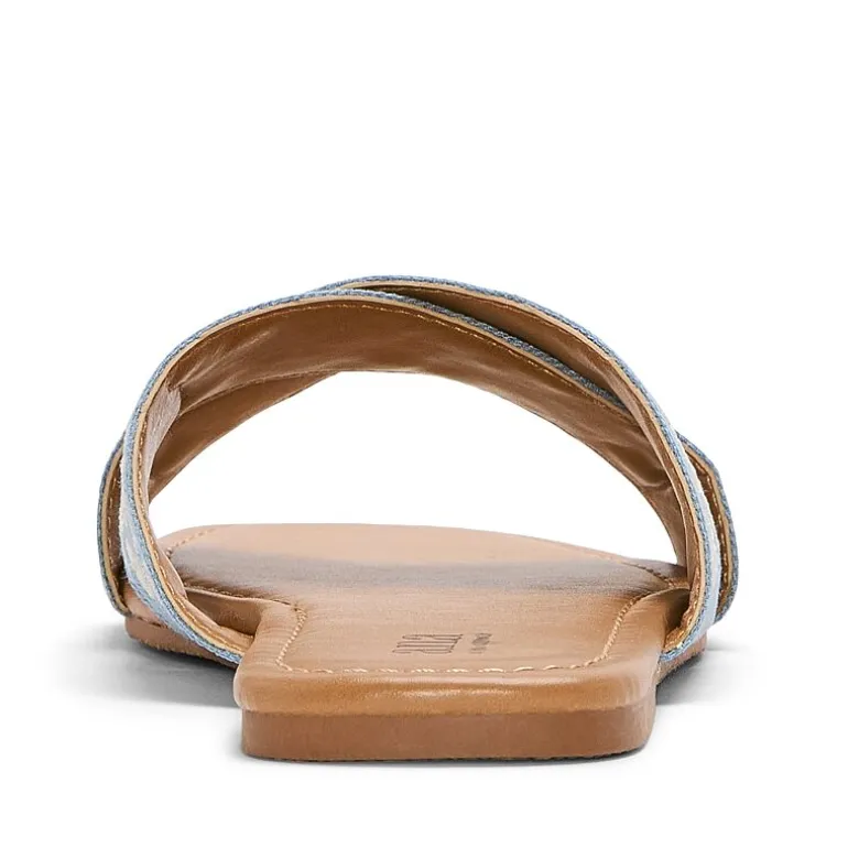 a.n.a Womens Embroidery Slide Sandals