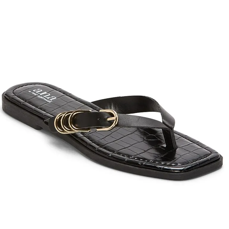 a.n.a Womens Hardware Flip-Flops