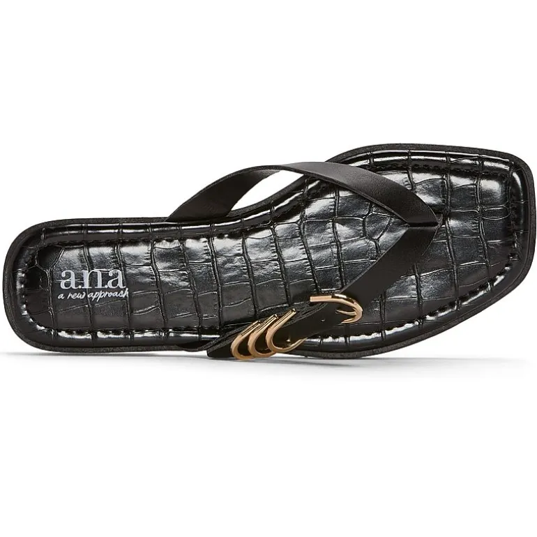 a.n.a Womens Hardware Flip-Flops