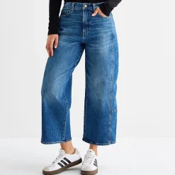 a.n.a Womens Highest Rise Barrel Jean