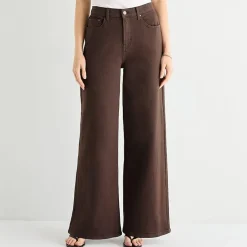a.n.a Womens Highest Rise Wide Leg Jean