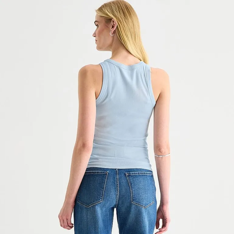 a.n.a Womens High Neck Sleeveless Tank Top