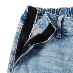 a.n.a Womens High Rise Adaptive Easy-on + Easy-off Hidden Access Opening Straight Leg Jean