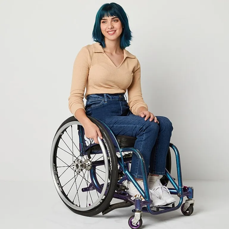 a.n.a Womens High Rise Adaptive "Seated" Skinny Jean
