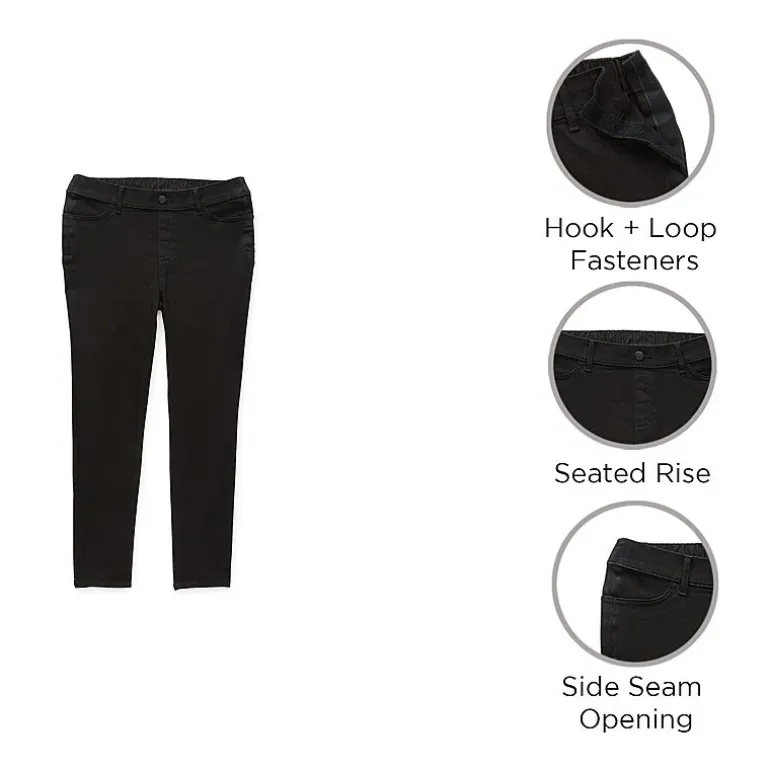 a.n.a Womens High Rise Adaptive "Seated" Skinny Jean