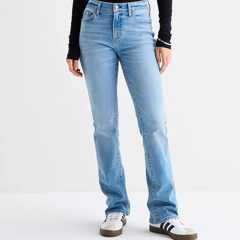 a.n.a Womens High Rise Bootcut Jean