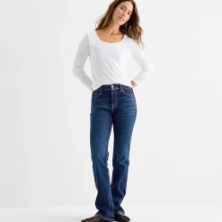 a.n.a Womens High Rise Bootcut Jean