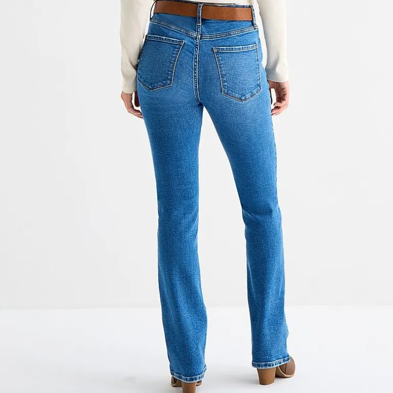 a.n.a Womens High Rise Bootcut Jean