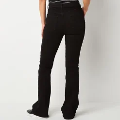 a.n.a Womens High Rise Flare Leg Jean
