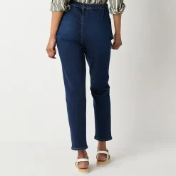 a.n.a Womens High Rise Seated Wear Straight Leg Jean