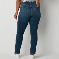 a.n.a Womens High Rise Straight Leg Jean