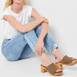a.n.a Womens High Rise Straight Leg Jean