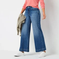a.n.a Womens High Rise Wide Leg Jean