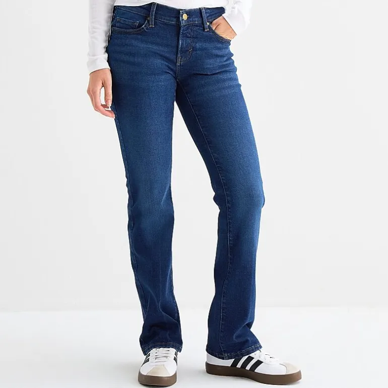 a.n.a Womens Low Rise Bootcut Jean