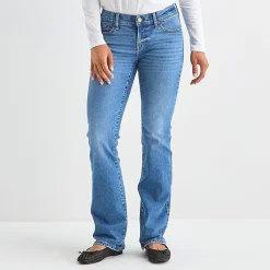 a.n.a Womens Low Rise Bootcut Jean