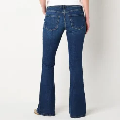 a.n.a Womens Low Rise Flare Leg Jean