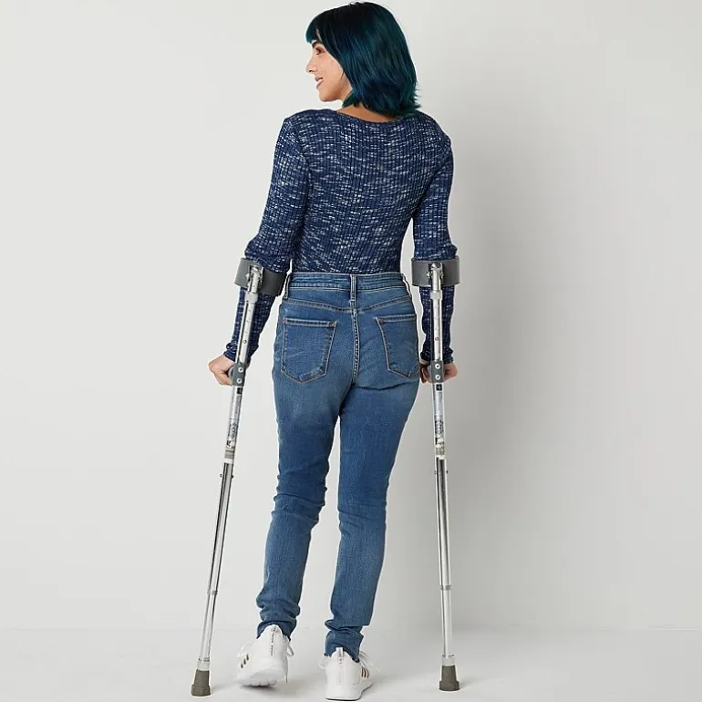 a.n.a Womens Mid Rise Adaptive Hidden Access Opening Skinny Fit Jegging Jean