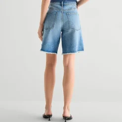 a.n.a Womens 9" Mid Rise Tall Bermuda Short