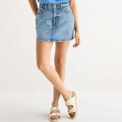 a.n.a Womens Mini Denim Skirt