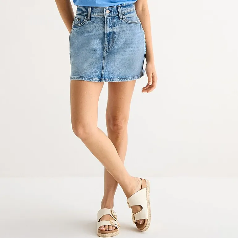 a.n.a Womens Mini Denim Skirt