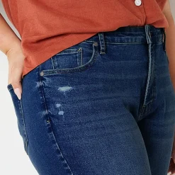 a.n.a Womens Plus High Rise Bootcut Jean