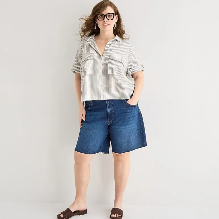 a.n.a Womens Plus Short Sleeve Blouse