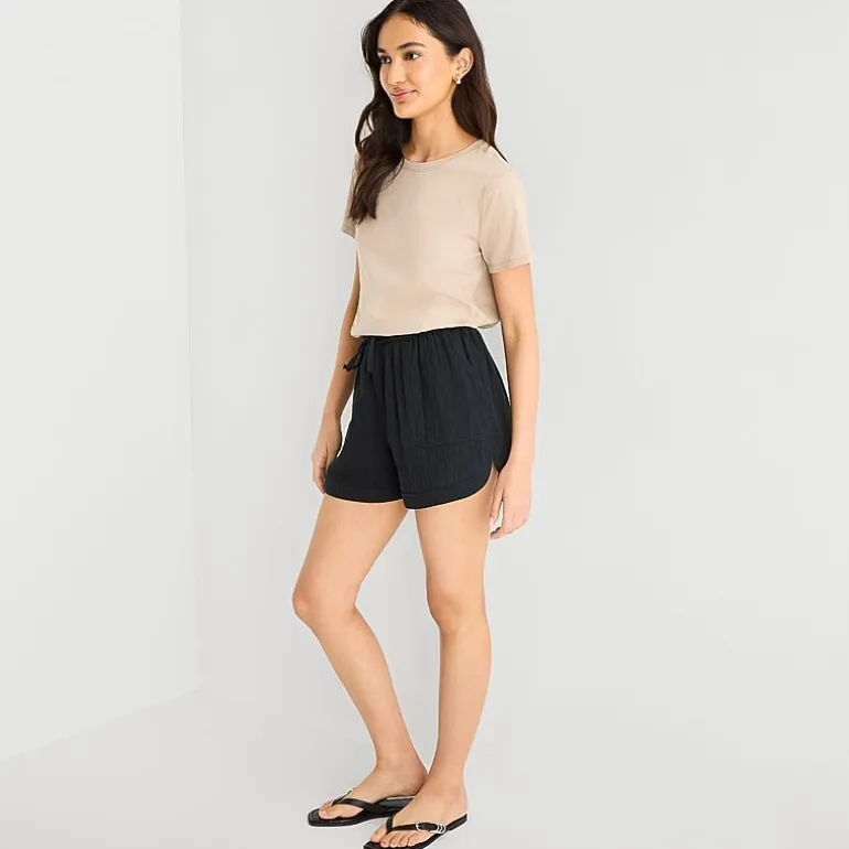 a.n.a Womens 3 1/2" Pull-On Short