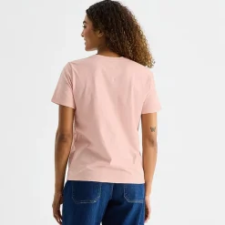a.n.a Womens Round Neck Short Sleeve T-Shirt
