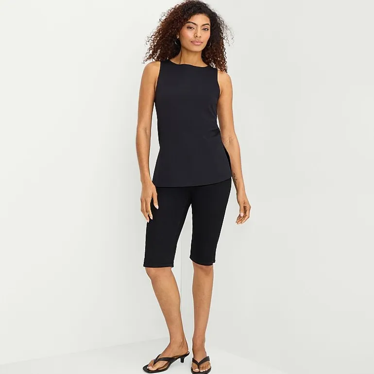 a.n.a Womens Round Neck Sleeveless Tank Top