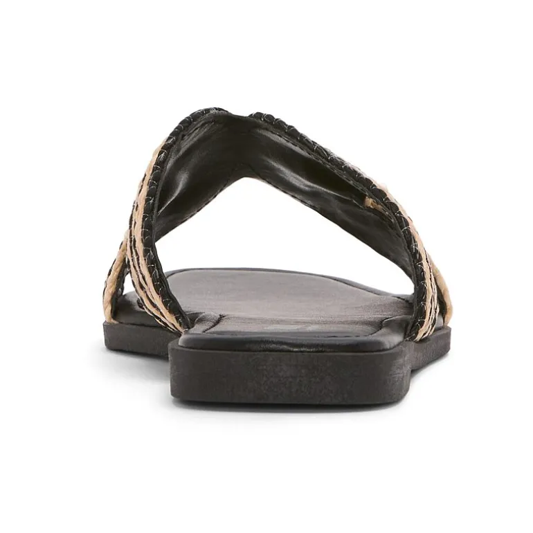 a.n.a Womens Straw Slide Sandals