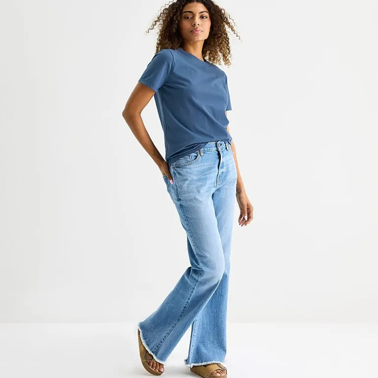 a.n.a Womens Tall Crew Neck Short Sleeve T-Shirt