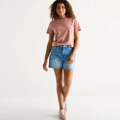 a.n.a Womens Tall Crew Neck Short Sleeve T-Shirt