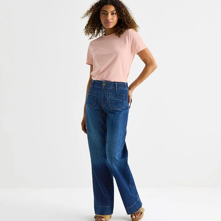 a.n.a Womens Tall Crew Neck Short Sleeve T-Shirt