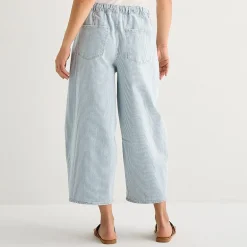 a.n.a Womens Tall High Rise Barrel Jean