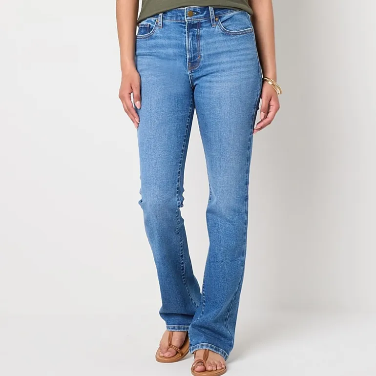a.n.a Womens Tall High Rise Bootcut Jean