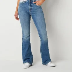 a.n.a Womens Tall High Rise Flare Leg Jean