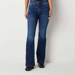 a.n.a Womens Tall High Rise Flare Leg Jean