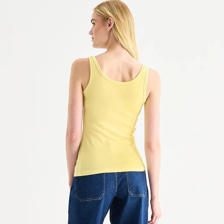a.n.a Womens Tall U Neck Sleeveless Tank Top