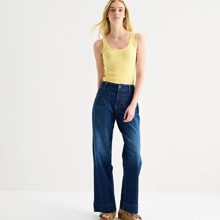 a.n.a Womens Tall U Neck Sleeveless Tank Top