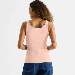 a.n.a Womens Tall U Neck Sleeveless Tank Top