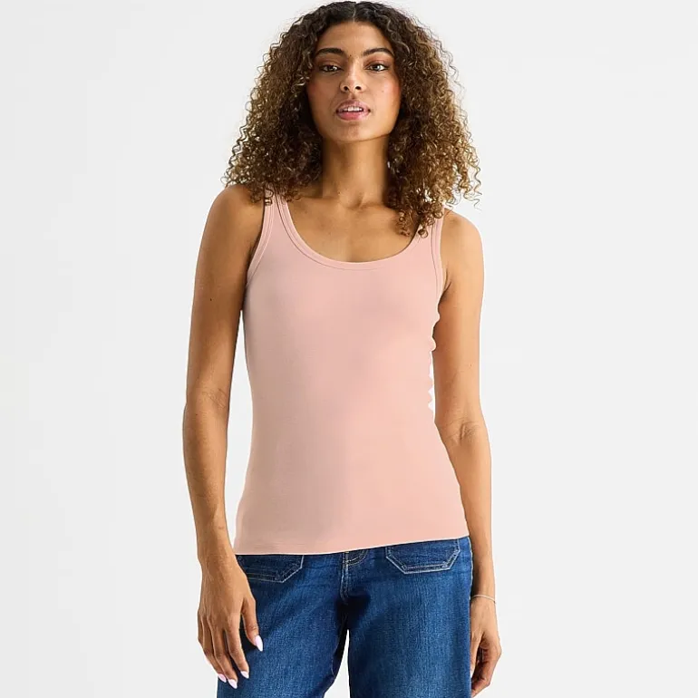 a.n.a Womens Tall U Neck Sleeveless Tank Top