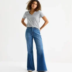 a.n.a Womens Tall V Neck Short Sleeve T-Shirt